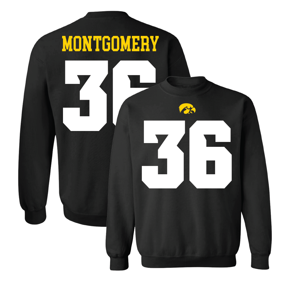 Black Football Shirsey Crew   - Jayden Montgomery