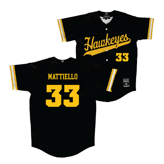 Iowa Softball Black Jersey - Echo Mattiello | #33