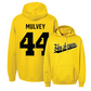 Gold Men's Basketball Script Hoodie - Riley Mulvey