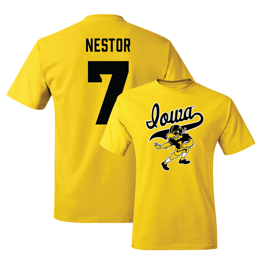 Gold Football Mascot Tee   - John Nestor