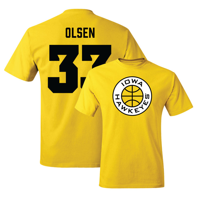 Gold Women's Basketball Tee  - Lucy Olsen