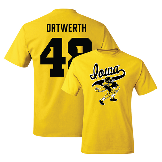 Gold Football Mascot Tee   - Zach Ortwerth