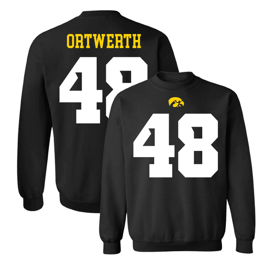 Black Football Shirsey Crew   - Zach Ortwerth