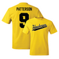 Gold Football Script Tee   - Jaziun Patterson