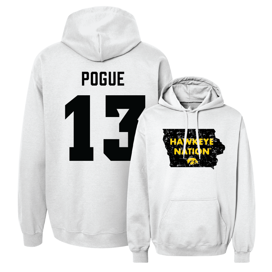 Softball White State Hoodie  - Skylinn Pogue