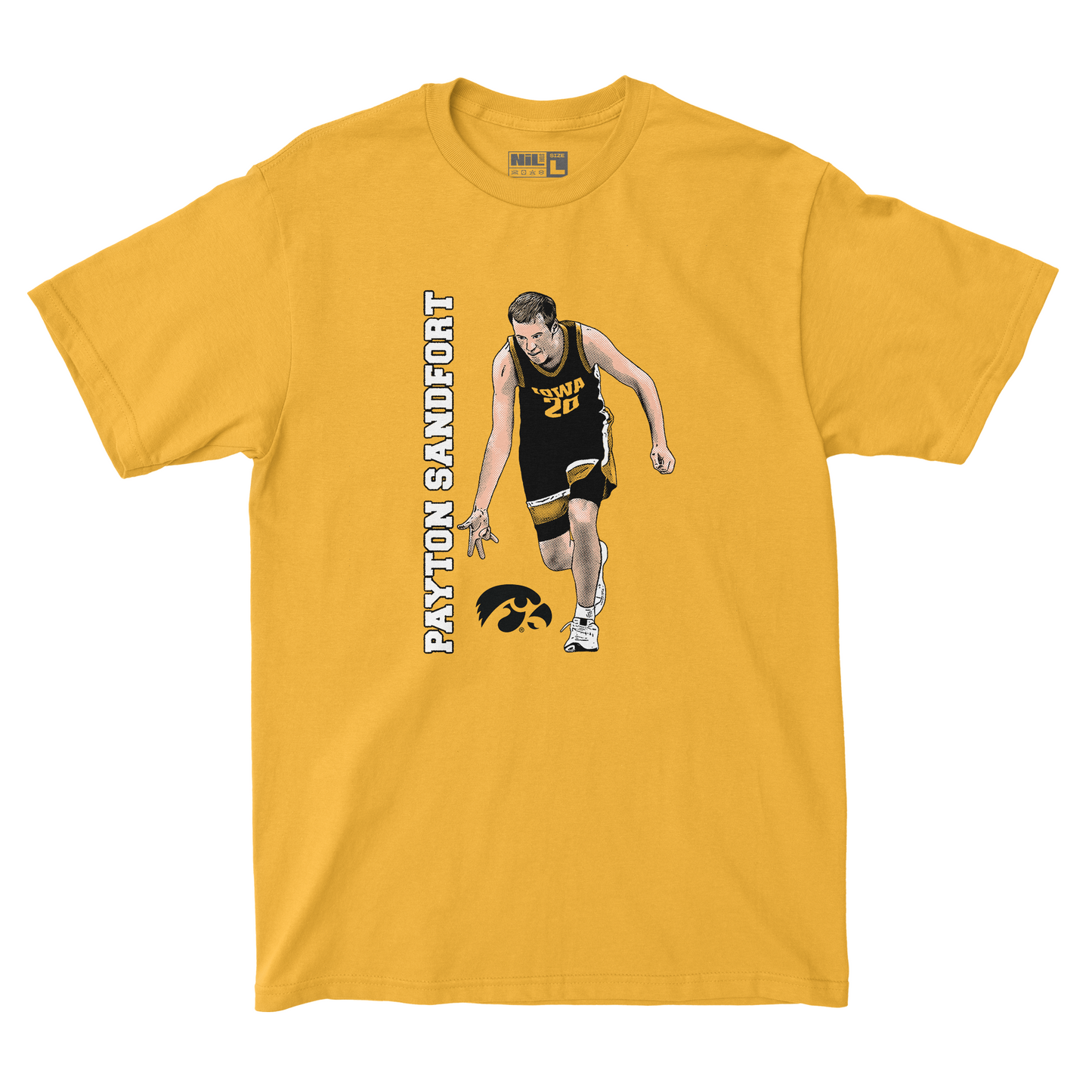 EXCLUSIVE RELEASE: Payton Sandfort Illustrated Gold Tee