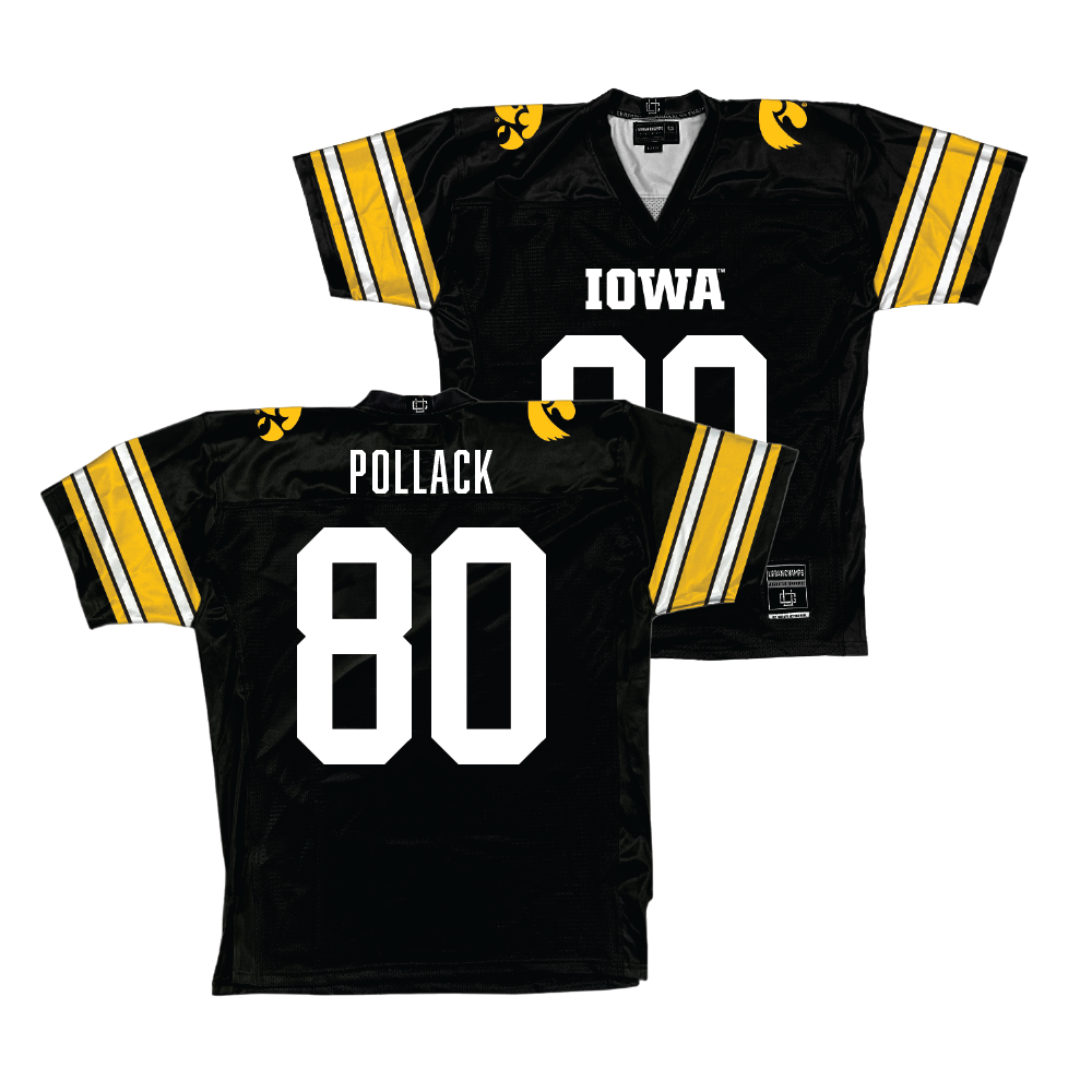 Black Iowa Football Jersey  - Luke Pollack