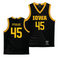 Iowa Women's Black Basketball Jersey  - Hannah Stuelke