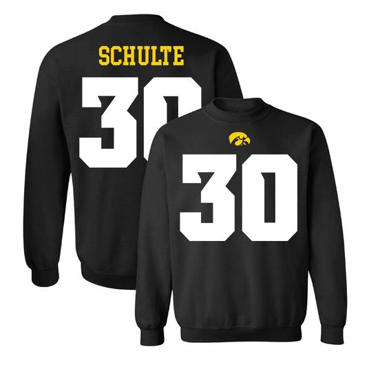 Black Football Shirsey Crew - Quinn Schulte