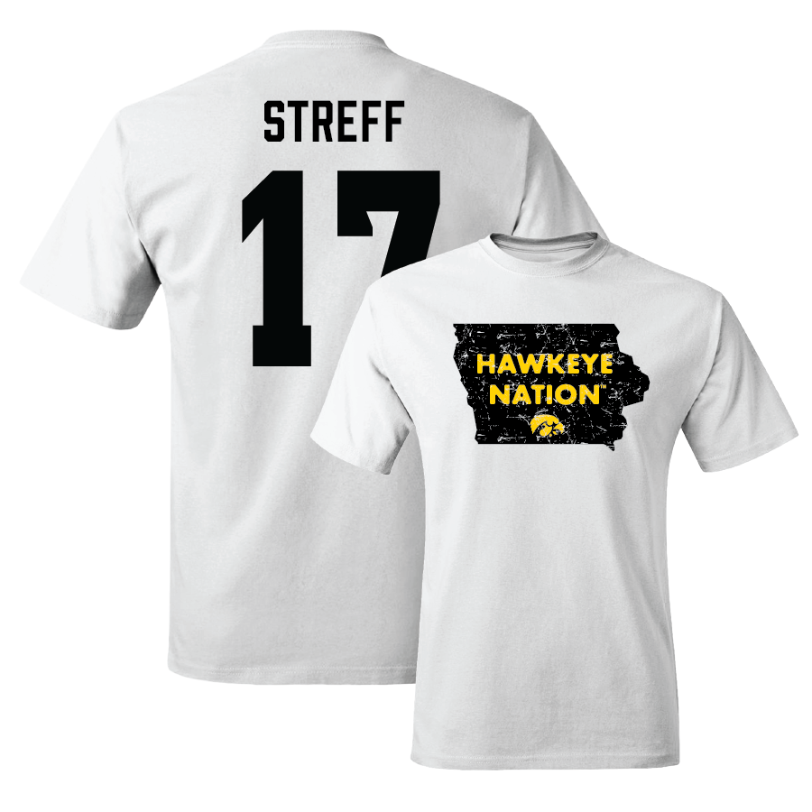 Softball White State Comfort Colors Tee - Anna Streff