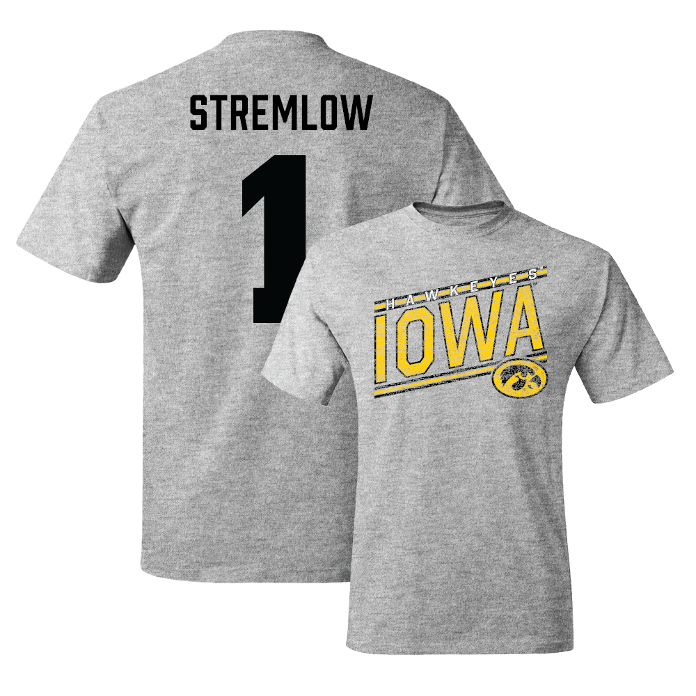 Sport Grey Women's Basketball Slant Tee  - Taylor Stremlow