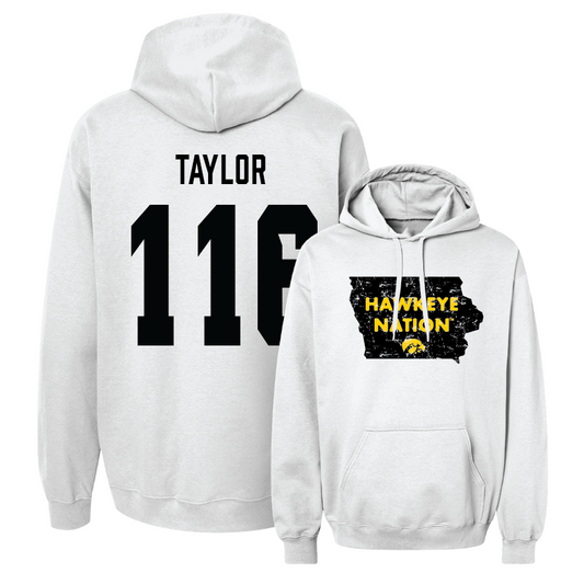 Wrestling White State Hoodie - Felicity Taylor