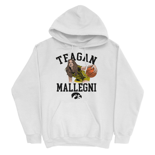 EXCLUSIVE RELEASE: Teagan Mallegni Illustrated White Hoodie