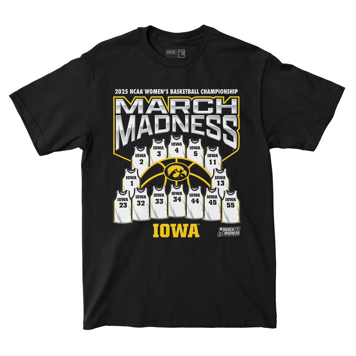 Iowa Women's Basketball Jersey Madness Tee