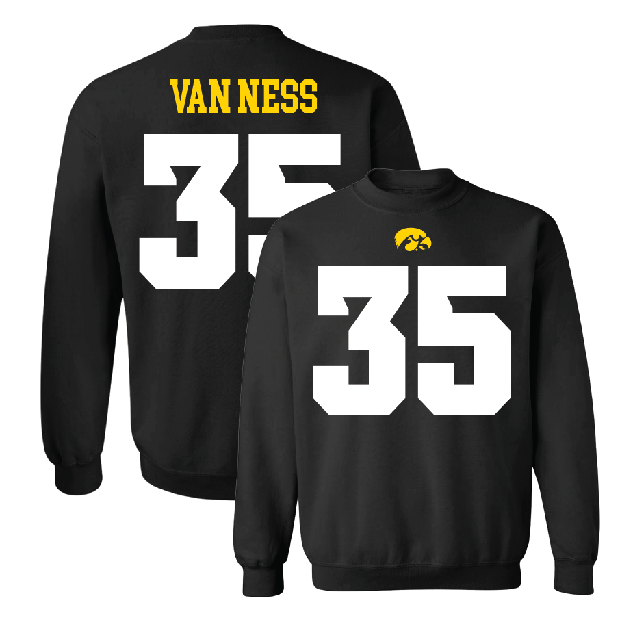 Black Football Shirsey Crew  - Devan Van Ness