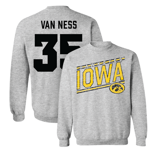 Sport Grey Football Slant Crew  - Devan Van Ness