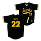 Iowa Baseball Black Jersey  - Anthony Watts