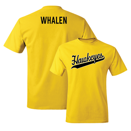 Gold Track & Field Script Tee - Walker Whalen