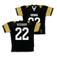 Black Iowa Football Jersey   - Derek Weisskopf