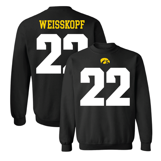 Black Football Shirsey Crew   - Derek Weisskopf