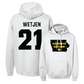 White Football State Hoodie   - Kaden Wetjen