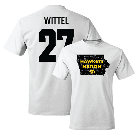 Field Hockey White State Comfort Colors Tee - Jacey Wittel