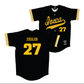 Iowa Baseball Black Jersey  - Jaylen Ziegler