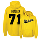 Gold Football Script Hoodie   - Jack Dotzler