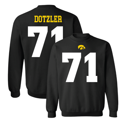 Black Football Shirsey Crew   - Jack Dotzler