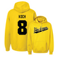 Gold Men's Basketball Script Hoodie  - Cooper Koch