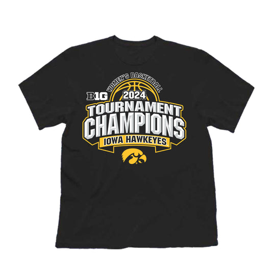 Iowa WBB 2024 Conference Tournament Champions T-shirt by Retro Brand